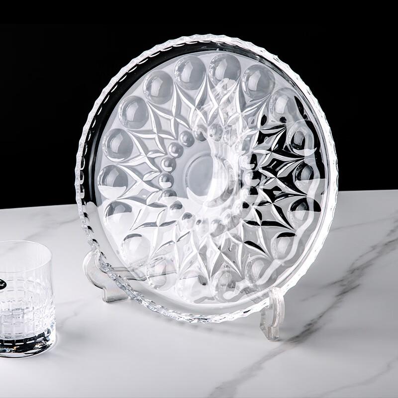 Flavinmci Crystal Glass Fruit Bowl