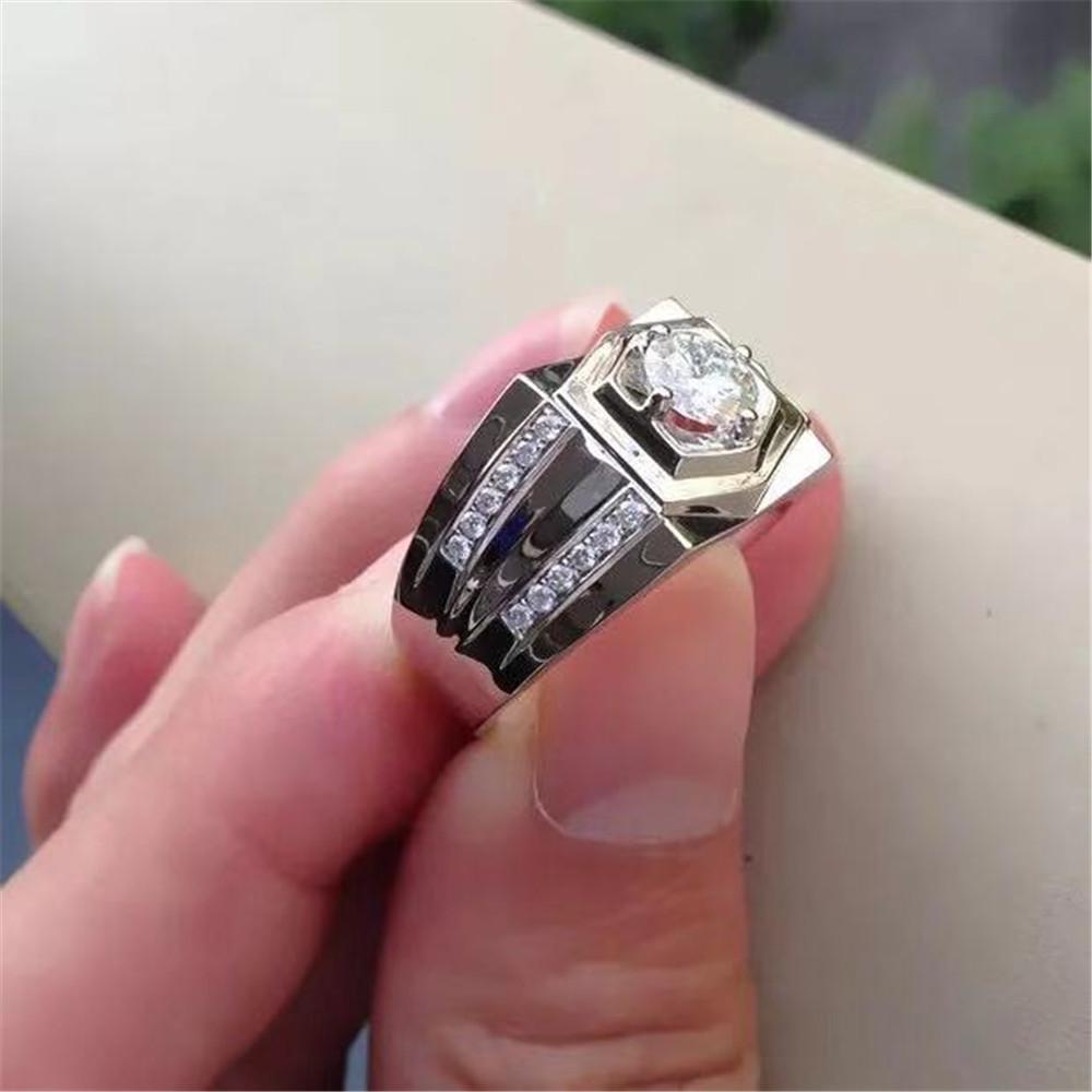 Trendy Claws Design Micro Crystal Rings AAA White Zircon Cubic Rings For Women Men's Wedding Engagement Band Party Jewerly Gifts