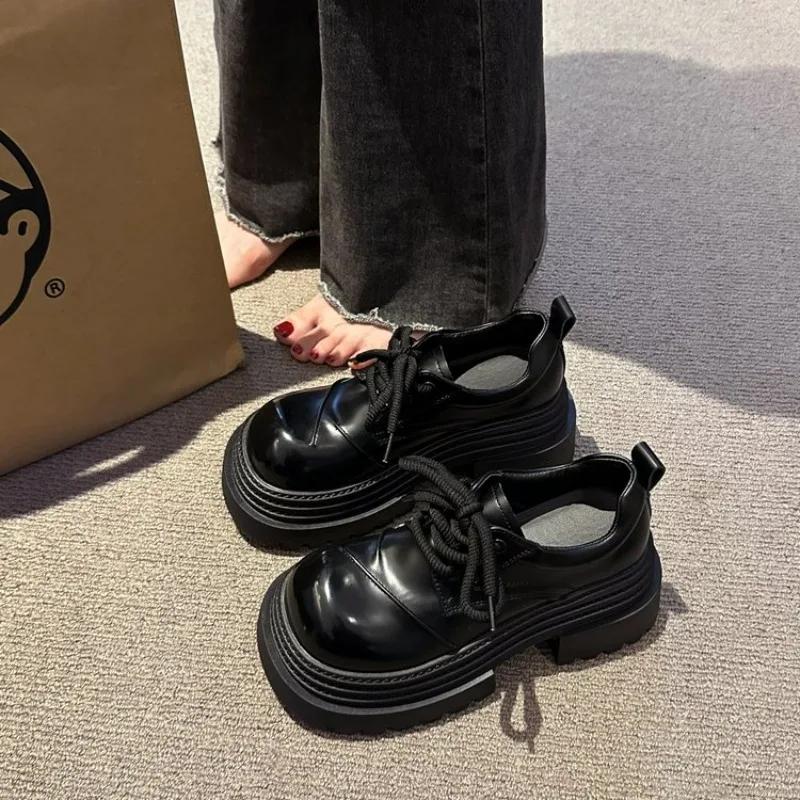 Мода 2024 Нові жіночі лофери Японські туфлі Мері Джейн Жіночі Вінтажні Дівчата Студенти JK Уніформа Лоліта Підбори Платформа Взуття Косплей