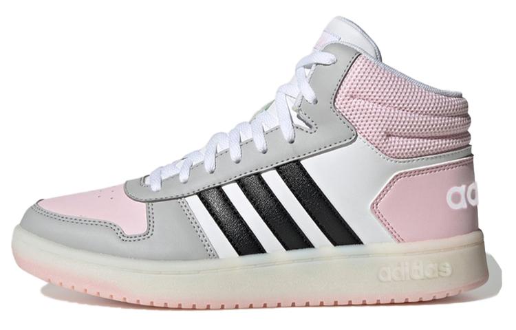 

Adidas Hoops 2.0 Mid Белый Розовый Черный Женские FV2737 40