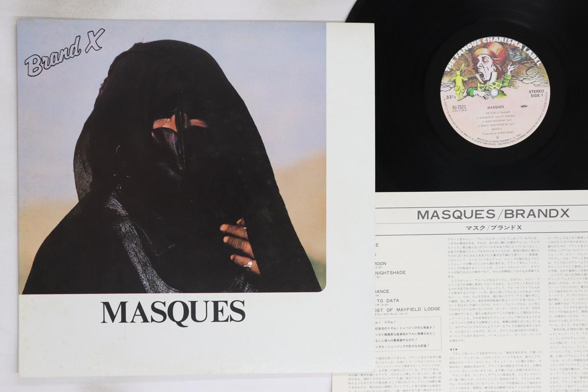 

LP Record BRAND X - Masques RJ7521 FAMOUS CHARISMA 1978 Japan Rock Used