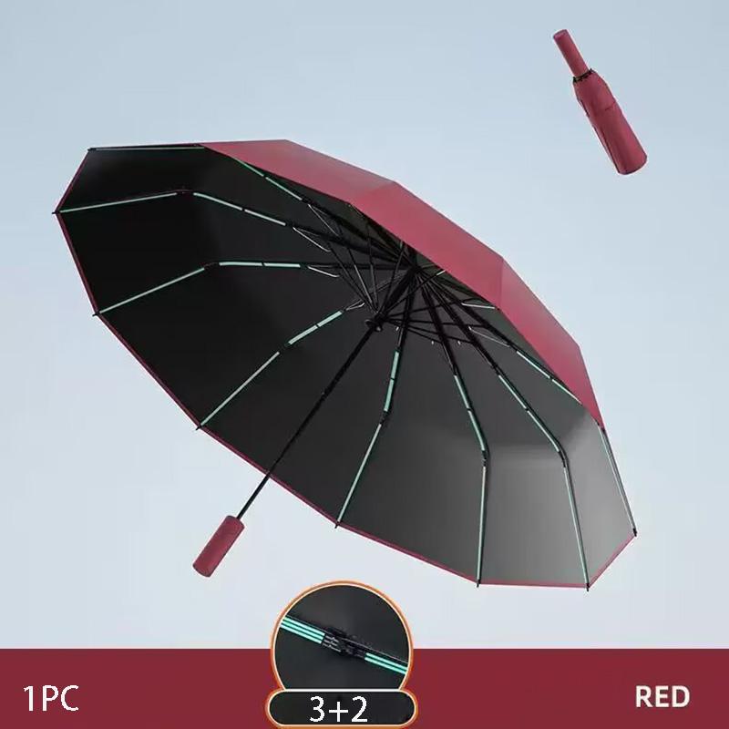 12 Ribs/60 Bone Reinforced Strong Windproof Automatic Umbrella Waterproof Sunproof Anti-UV Folding Umbrellas Men Women Parasol