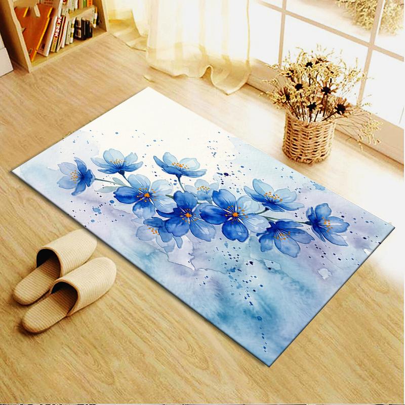 2025 New Flower Carpet Rug for Living Room Bedroom Home Sofa Decoration,Kids play Non-slip Floor Mat