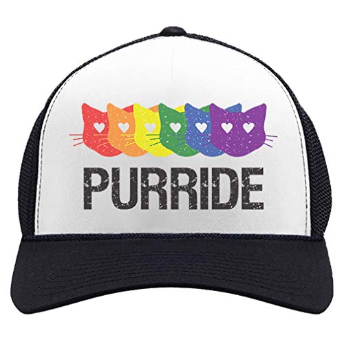 Love Wins Rainbow Hat LGBTQ Gifts Gay Pride Love Is Love Trucker Hats Mesh Cap Boné de beisebol para unissex Four Seasons