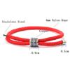 Noter New In Mens Bracelet Vintage Viking Braclet Homme 4mm Nylon Cord Chain Braslet Adjustable Leisure Accessories Pulseira