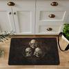 VIKAMA Halloween Carpet Skulls Horror Doormat Rug For Bedroom Large Area Rugs Living Room Black Carpet Welcome Mat Home Decora