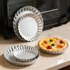 Nonstick Pizza Baking Pan Edge-patterned Tart Pan Easy Clean Egg Tart Molds  Pastry Making