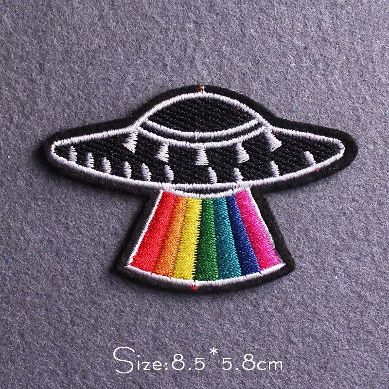 yeeeen 20 Pezzi Toppe Teroadesive per Babini, Unicorno Arcobaleno