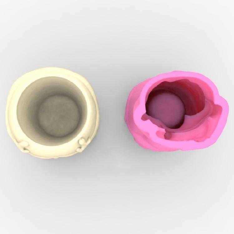 Girl and Puppy Succulent Planter Resin Mold Pen Holder Resin Cement Molds DIY