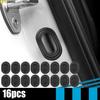 16pz Tappetini in Silicone Antiurto per Portiera Auto Guarnizione Ammortizzante Guarnizione Fonoassorbente per Bagagliaio Spessore Antiurto Cuscino Adesivi Sigillanti