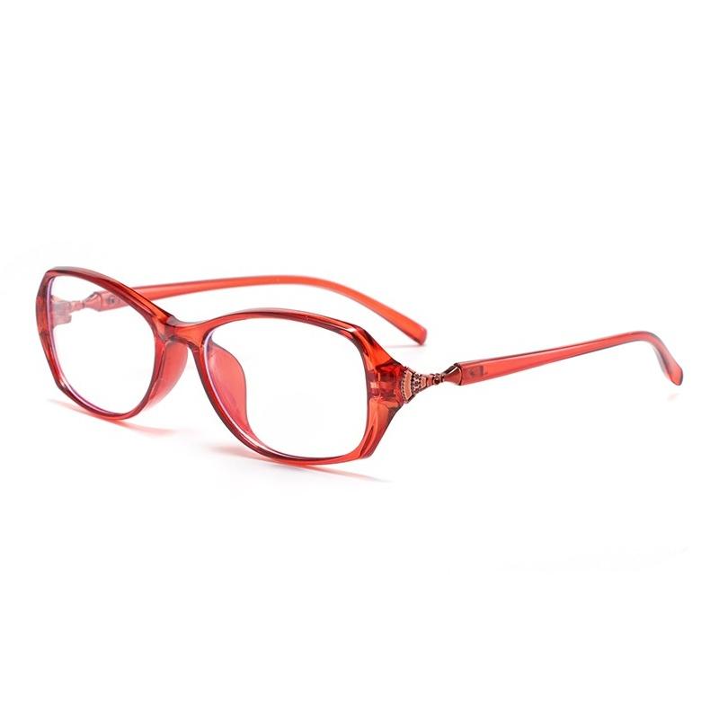 Simple Square Plastic Eyeglass Frame Fashion Trendy Reading Glasses Anti Blue Light Eyewear for Men and Women