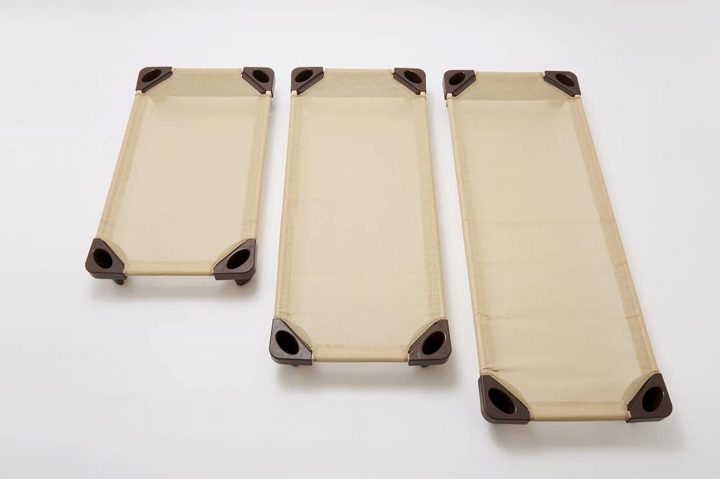 Little Princess Nap Mesh Cocoa X Beige Mat, Large,