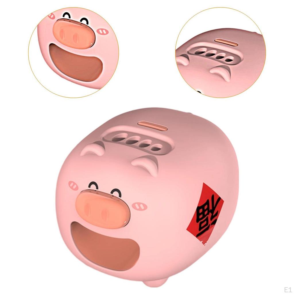 Nuts Automatic Peeling Machine Cartoon Pig Shape Melons Cracker Melon Opener for Nut Lovers