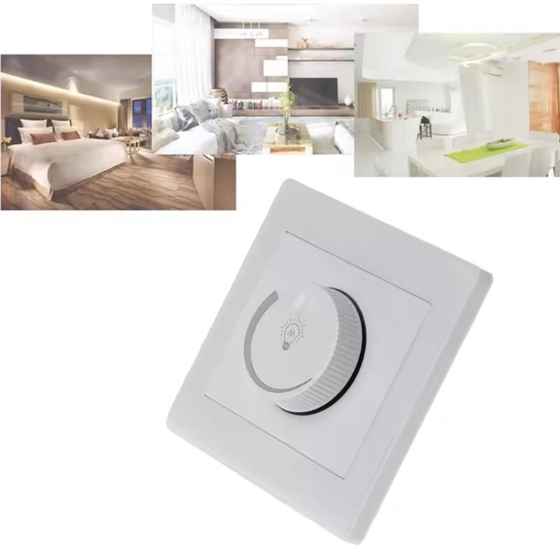 250V Adjustable Brightness Controller 86 Type Professional Light Dimmer On-Off For Filament Lamp Switch Lamp Accessories