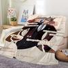 Love and Deepspace Sylus xavier Caleb Flannel warm comfort soft plush blanket for sofa living room office bedroom travel gift