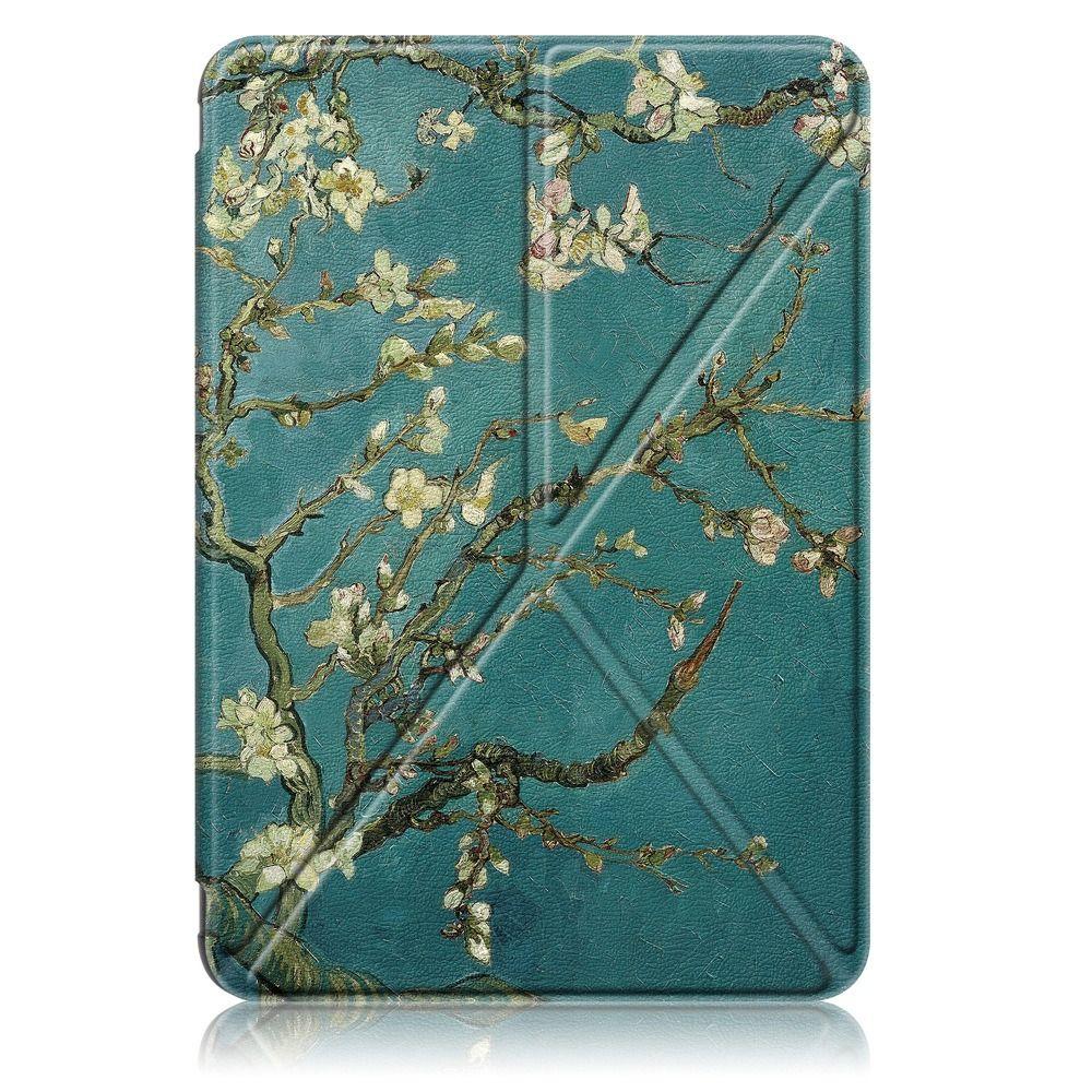 6 Zoll E-Reader Hülle Magnetischer Mehrfachfaltständer Smart Cover Leder Stoßfestes Folio Cover für Rakuten Kobo Nia N306
