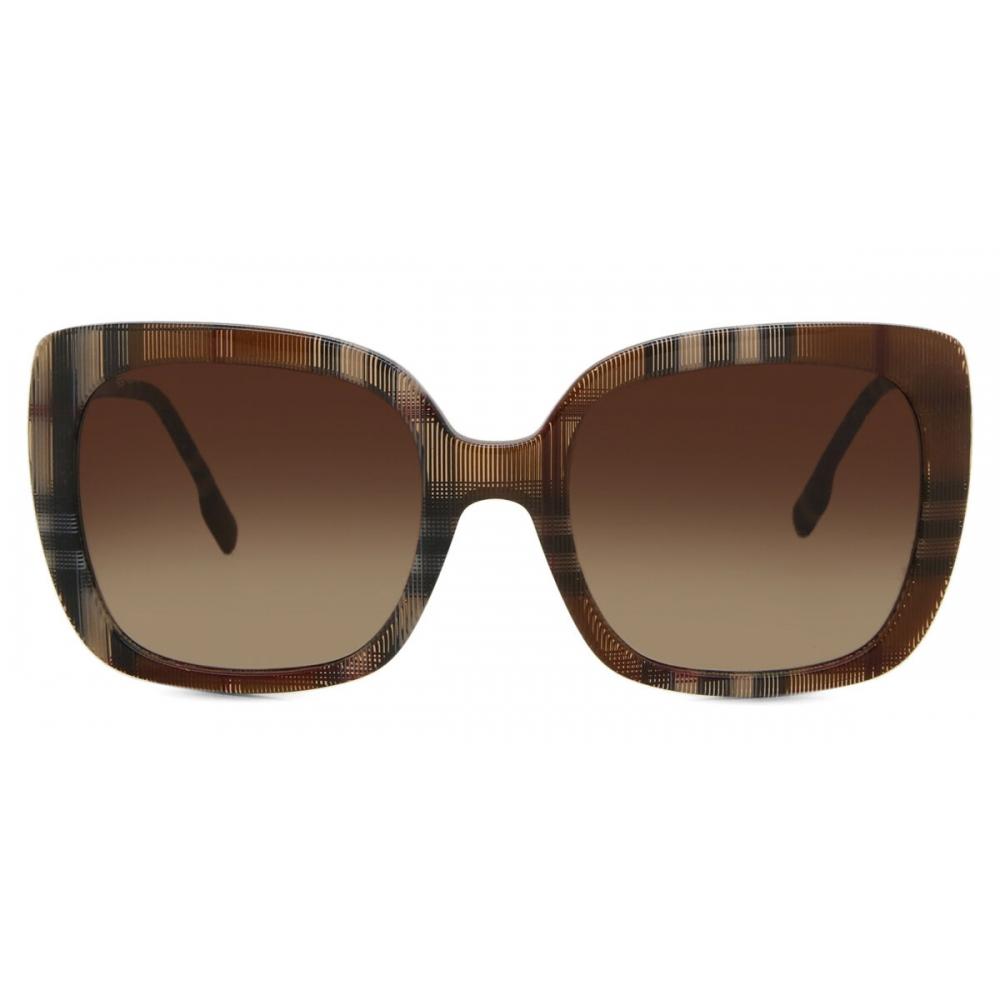 

Жіночі сонцезахисні окуляри Burberry Be4323 Caroll 400513 Checkered Brown/54-20-140