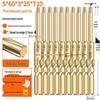 Plum Blossom Hexagon Gold Bit Set: T5-T20 Electric Screwdriver Tips