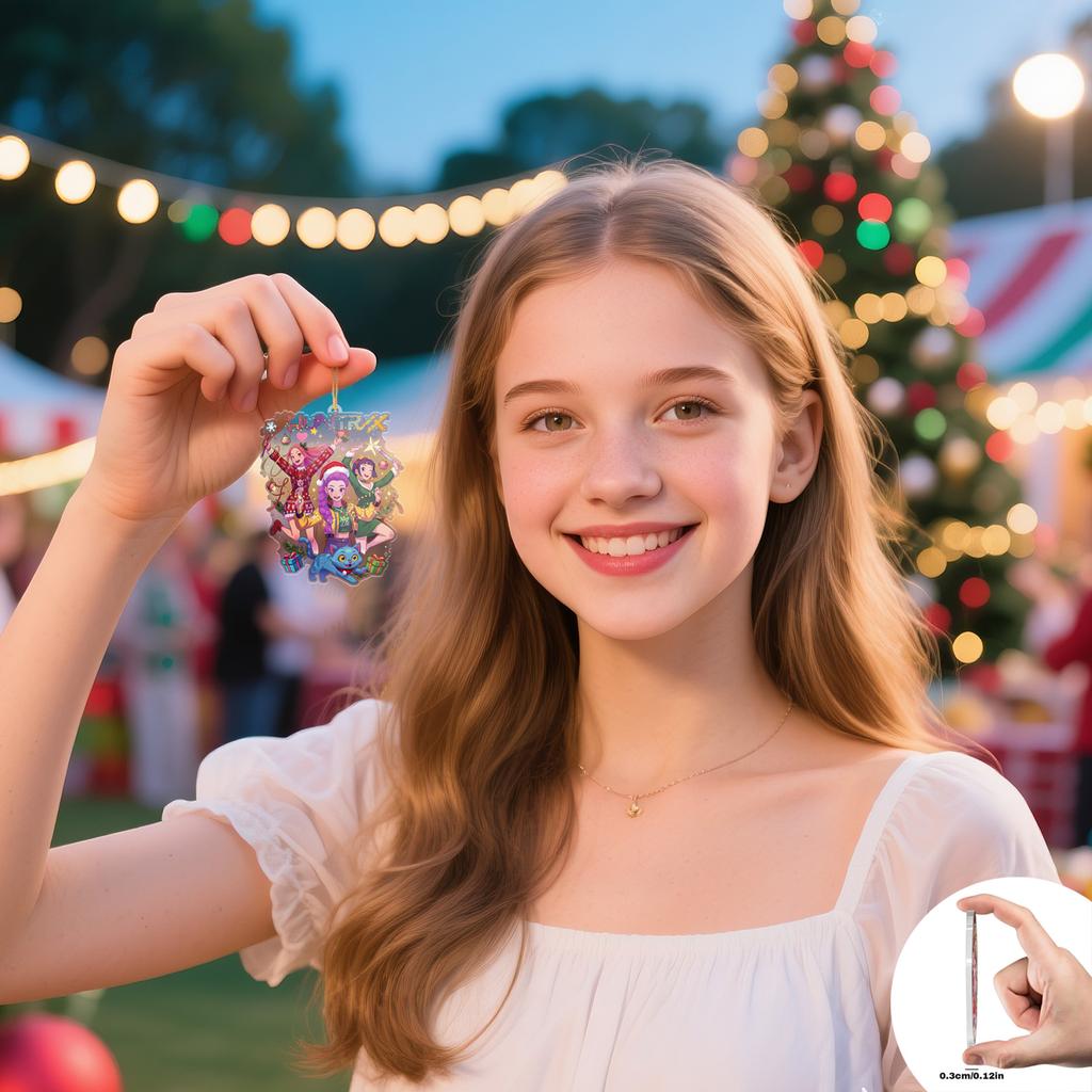 Christmas Pendant, Pendant With Anime Elements, A Gift For Stargazers