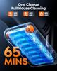 Cordless Vacuum Cleaner 600W, 50KPa, 65Min Runtime, Stick Vacuum with 3.3ft Hose, Wall Mount Charging, Auto Mode, Touchscreen, S