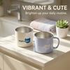 Bathroom Gargle Cup 316 Stainless Steel Toothbrush Holder Tumbler Detachable Plastic Mug with Handle Dishwasher Safe