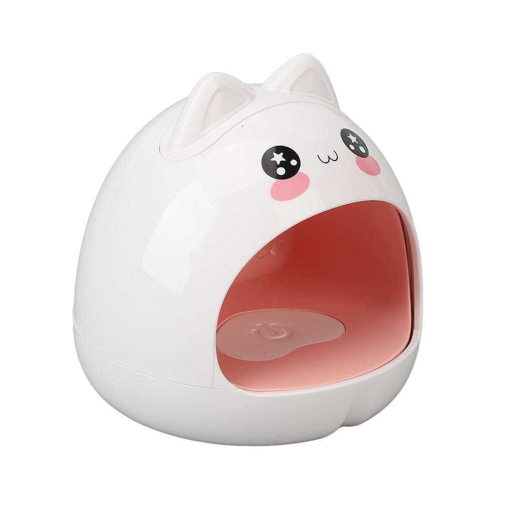 Mini UV LED Lamp Cute Cat Shape Fast Drying 8pcs Lamp Chips Portable Nail Light 24W