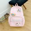 Schoolbag Japanese ins new high-value, fresh, sweet and cute puppy backpack, lightweight and versatile backpack for junior and high school students