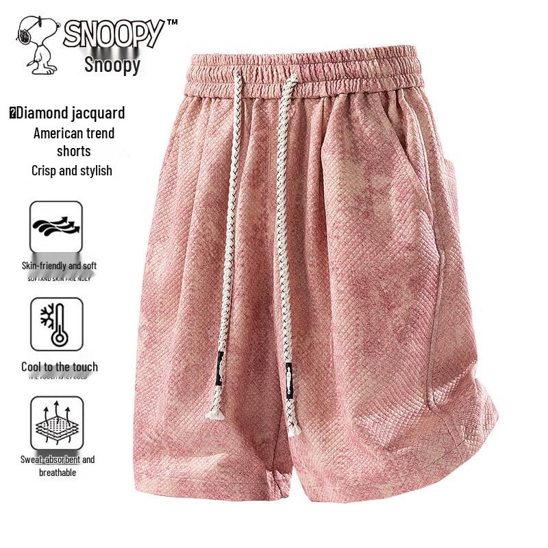 Snoopy Men s Tie-Dye Cargo Shorts 6XL