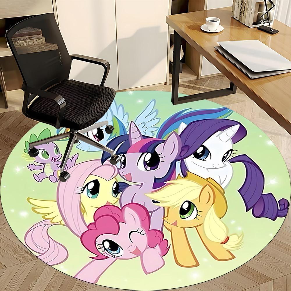 1pc My Little Pony Friendship Office Round Area Rug, Under Office Chairs Bedroom Living Room Home Decor a1022261