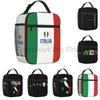 Borsa Termica Pranzo con Motivo Bandiera Italiana Riutilizzabile Portatile Termica Bento Borsa Tote per Donne Ragazzi Bambine Lavoro Scuola Picnic Viaggio
