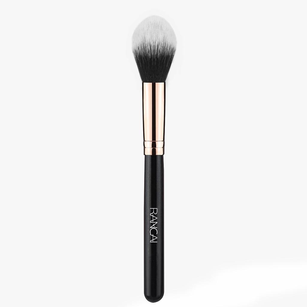 All Black Flame Shape Makeup Brush Highlight Brush Soft Loose Powder Brush Blush Brush Beauty Makeup Brush Tool