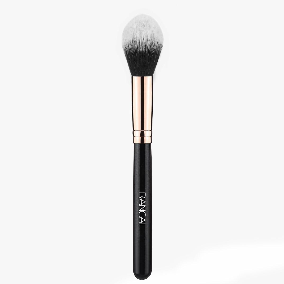 RANCAI Loose Powder Brush Blush Brush Skin Tone Brightening Brush Flame Makeup Brush Soft Hair Makeup Tool