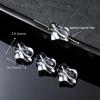 Pixiu & Nine-Tailed Fox White Crystal Glass Bead Bracelet - Handmade Jewelry Accessory