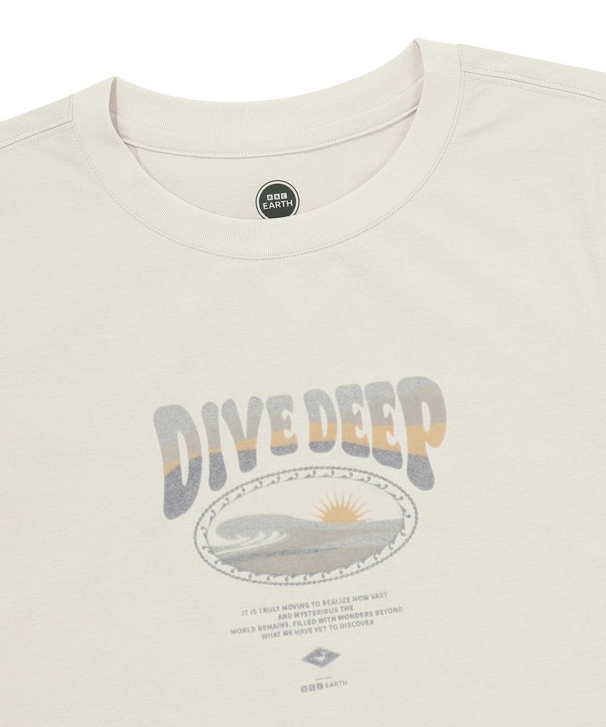 BBC EARTH Women'S Ocean Policott T-Shirt Ivory