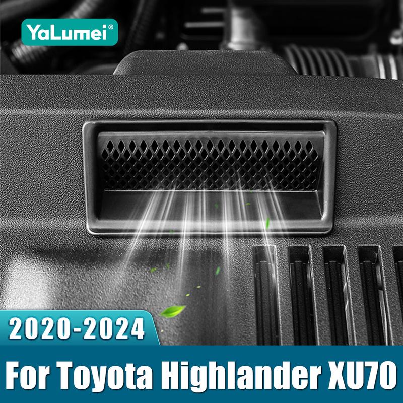 For Toyota Highlander XU70 Kluger 2024 Hybrid ABS Car Engine Air Intake Mask Case Cover Sticker Accessories