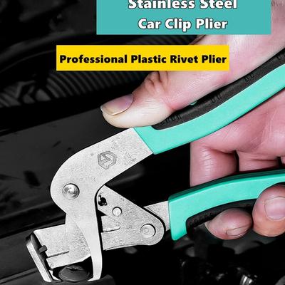Car Clip Pliers Auto Panel Removal Tool With Rubber Fastener Rivet Tools Professional Auto Repair Kit For Plastic/Nut Removal