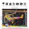 1pc 2D Flat Soccer Theme Backdrop Banner Pattern Decor Garden Patio Holiday Indoor Outdoor Decor Celebration Decor Photo Backdrop Banner