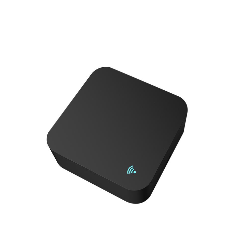 Tuya WiFi ИК-пульт дистанционного управления для кондиционера, телевизора, умного дома, ИК-бластер, универсальный, для Alexa, Google Home, пульт ДУ чёрный