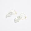 BIMBA Y LOLA [24SS] BIMBA Y LOLA Resin Shell Hoop Earrings B245AIW023IVF