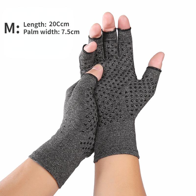 Outdoor Cycling Half Finger Pressure Gloves, Joint Care, Cycling Sports and Fitness Gloves