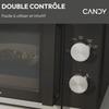 Micro-ondes Candy Moderna CMW20TNMB 700 W 20L Noir - Fonction Décongélation - Plateau Tournant en Verre - 6 Niveaux de Puissance
