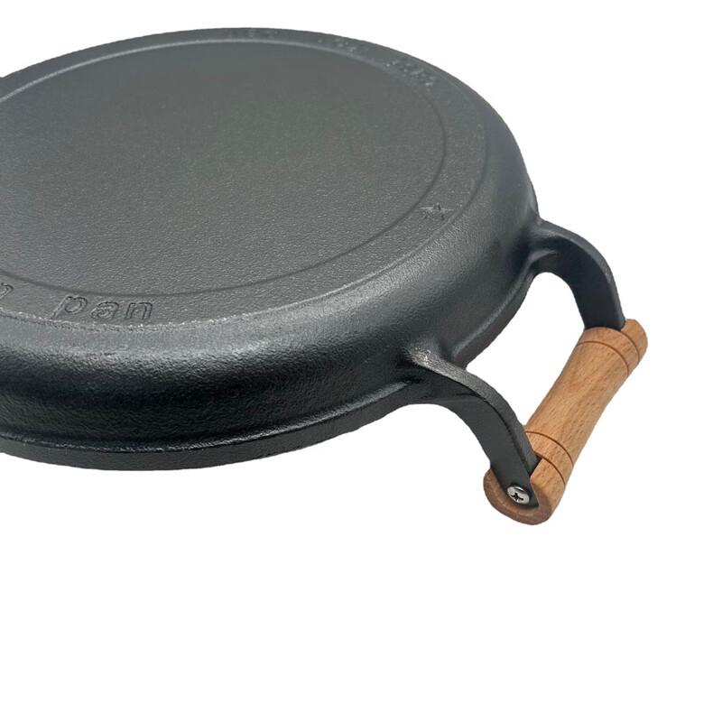 ZISIZ Cast Iron Flat Griddle Pan