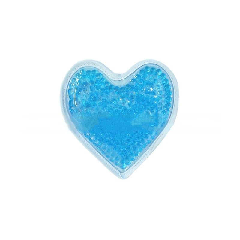 Reusable Heart Shaped Ice Packs with Non Toxic Gel for Hot Cold Therapy Multipurpose Muscle Pain Swelling Relief