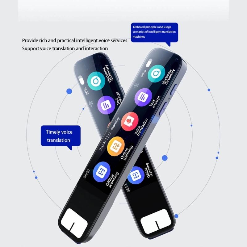 Scan Reader Pen Voice Translator Pen With Multiple Language Support Long Battery Life For Business Travel Students