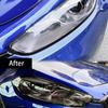TPU-Scheinwerfer-Schutzfolie für 2020–2023 Porsche Taycan Transparent & Rauchschwarz Kratzfest