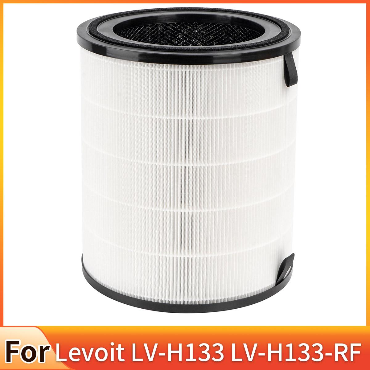 Replacement Filter for Levoit LV-H133 LV-H133-RF Air Purifier, 3-In-1 True HEPA Activated Carbon Filters