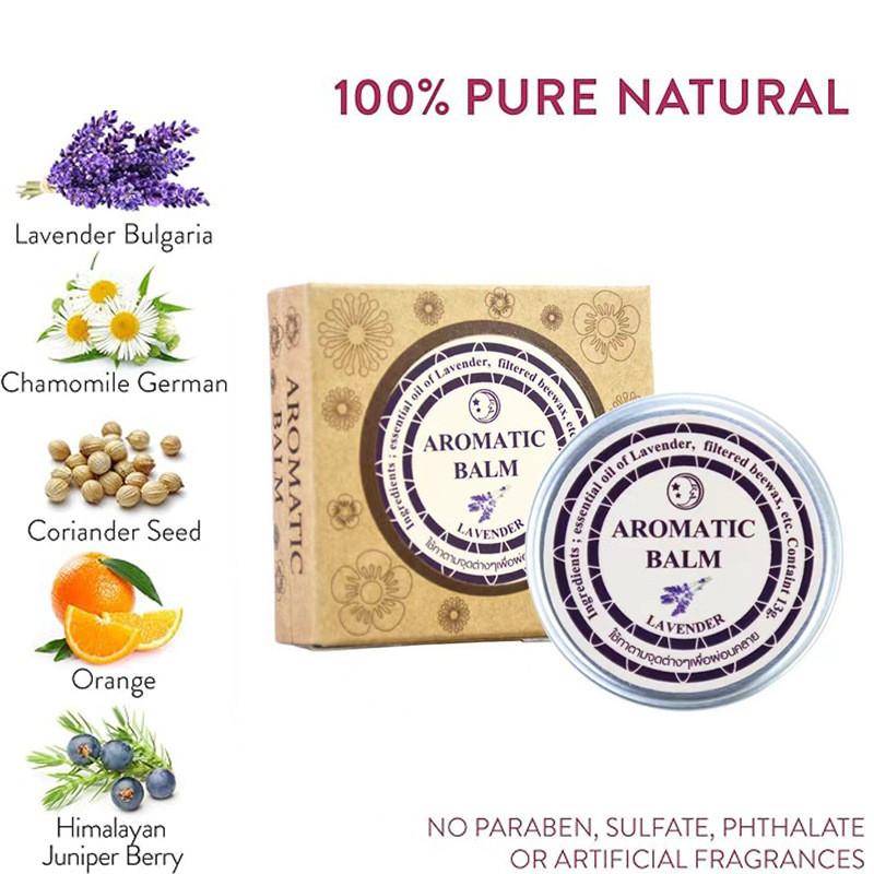 Lavender Calming Herb Infused Sleep Balm For Relaxing Experience Aromatherapy
