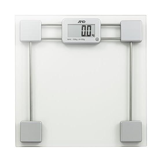 A&D Personal Weight Scale Transparent Weighing capacity: 150kg Minimum display: 0.1kg UC-332-S UC-332-S