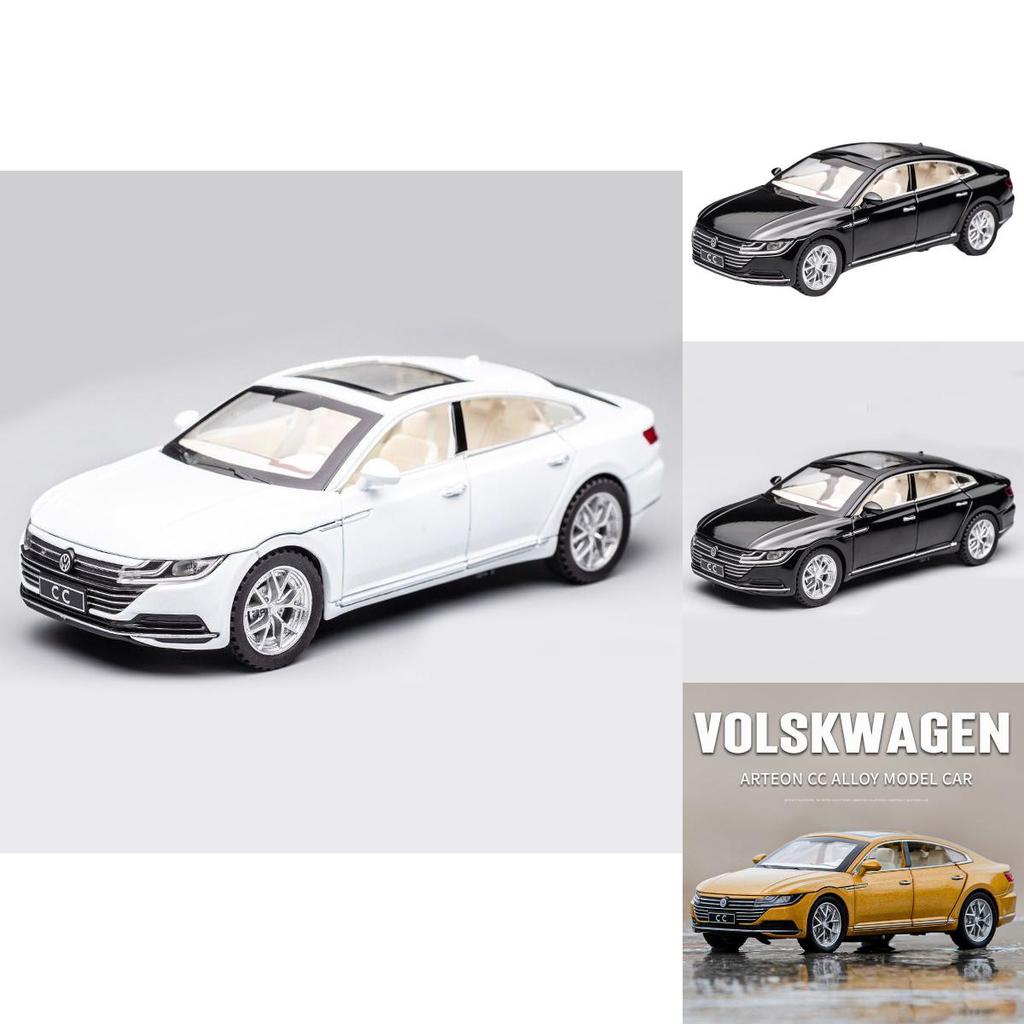 Volkswagen Cc Druckguss-Legierungsspielzeug mit Sound und Licht für das Spielzimmer von Kindern