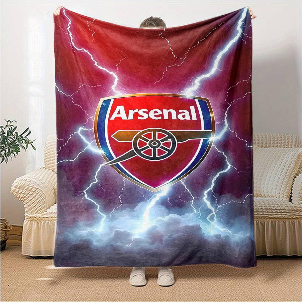 Arsenal Blanket Soft & Cozy Suitable for Sofa Office Chair Chair for All Occasions Modern Style Birthday Christmas Gift Blanket